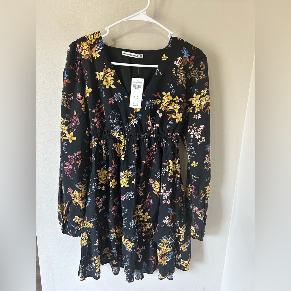 Abercrombie and Fitch Womens fall floral mini dress xs